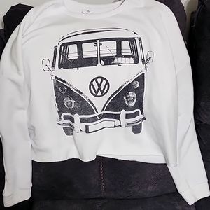 Sweatershirt, neve warn, cute bus design